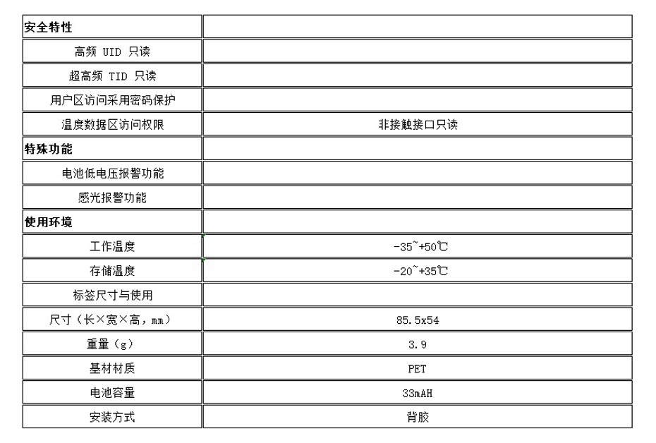 RFID温度传感器标签,RFID温度标签,有源RFID标签