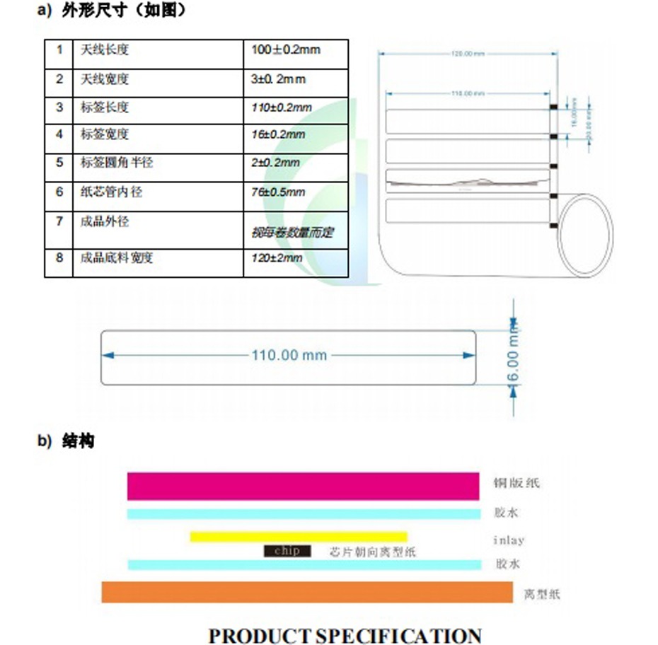 RFID档案标签
