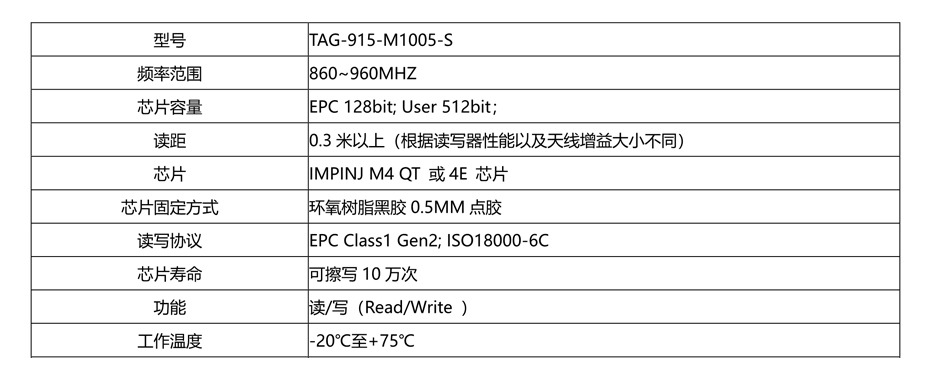 抗金属RFID标签