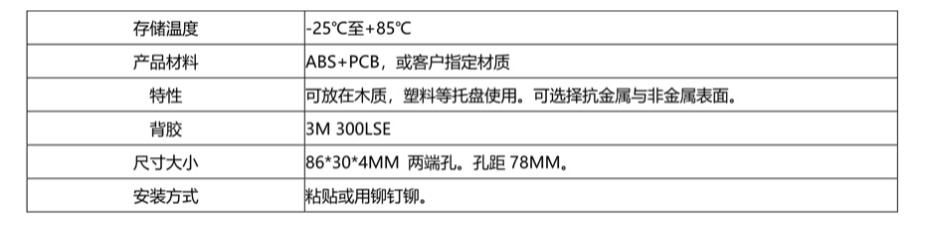 超高频仓储用RFID电子标签TAG-915-M86