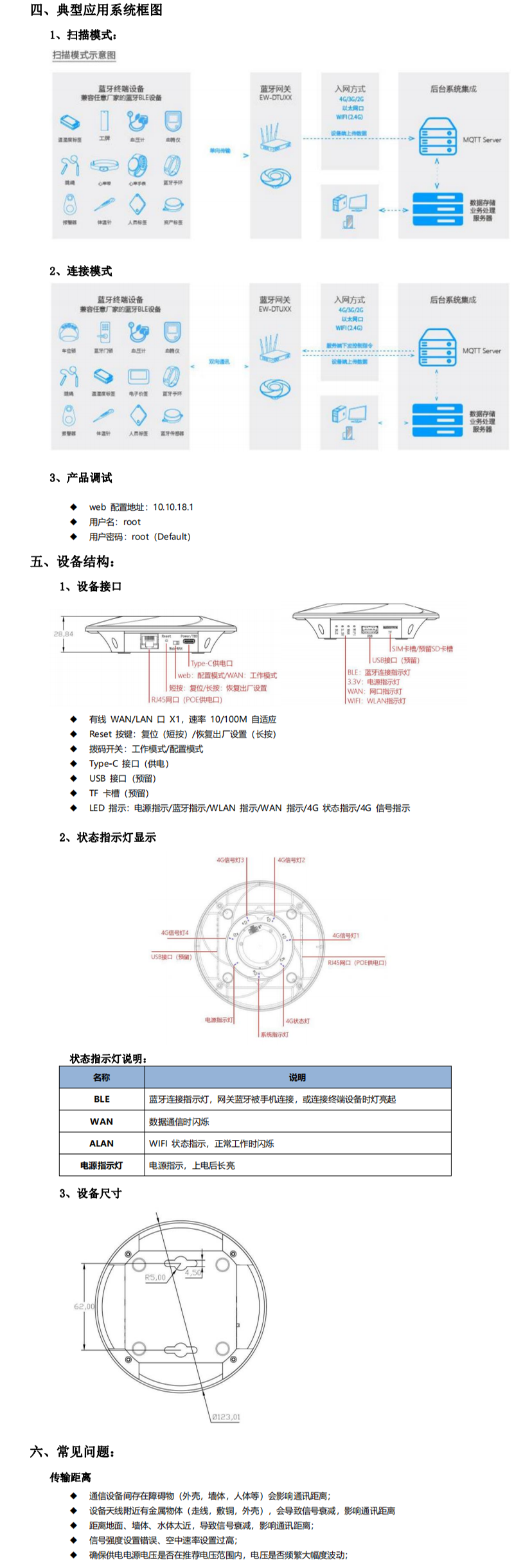 低功耗蓝牙网关